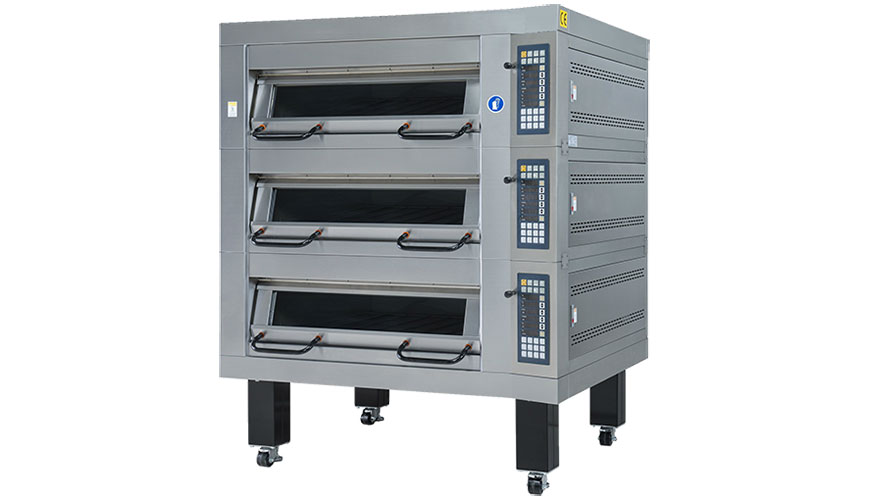 Used for baking breads cookies and cakes with automatic control temperature.