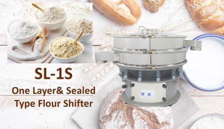 Multi-Layer & Sealed Type Flour Sifting Machine - Multi-Layer & Sealed Flour separator is for shifting materials.