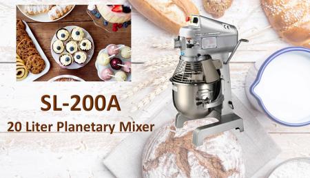 20 Liter Planetary Mixer - Planetary mixer is for mixing ingredients like flour, egg, vanilla, sugar.