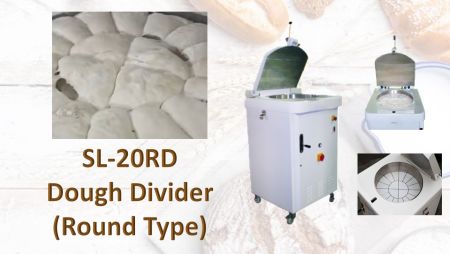 Hydraulic Dough Divider (Round Type) - Round Divider is used for dividing dough, dividing into 20pcs.