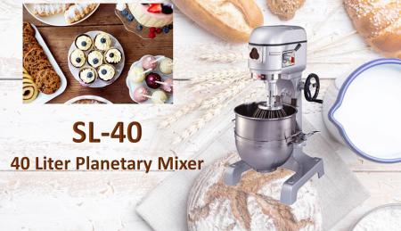 40 Liter Planetary Mixer - Planetary mixer is for mixing ingredients like flour, egg, vanilla, sugar.