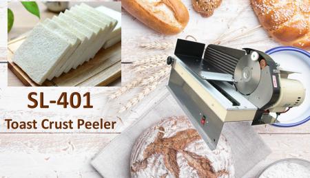 Éplucheur de croûte de pain grillé - Le Toast Crust Peeler est conçu pour couper la peau du pain grillé.