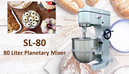 80 Liter Planetary Mixer - Planetary mixer is for mixing ingredients like flour, egg, vanilla, sugar.