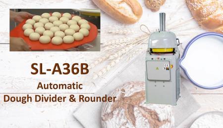 Diviseuse et arrondisseuse de pâte automatique - La diviseuse et arrondisseuse de pâte automatique est utilisée pour diviser et arrondir la pâte.