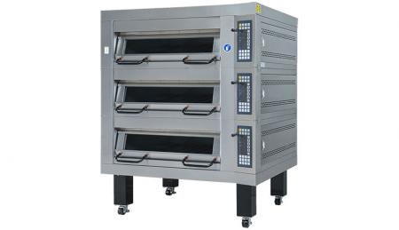 Electric Deck Oven Two Tray Series - Used for baking breads cookies and cakes with automatic control temperature.