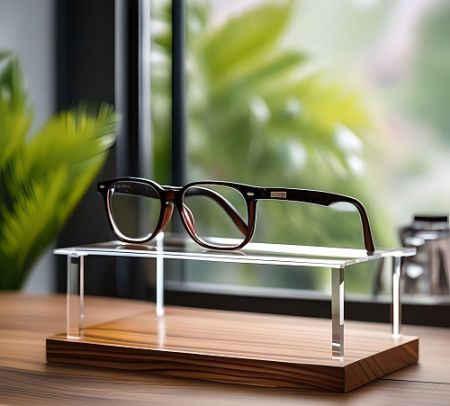 Acrylic Eyewear Display Holder - Acrylic eyewear display stand