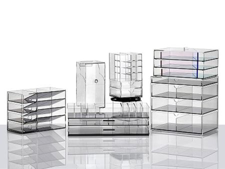 Cajas de acrílico transparente personalizadas - Organizador de exhibición de acrílico transparente y cristalino
