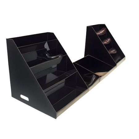 Acrylic trapezoidal cosmetic storage