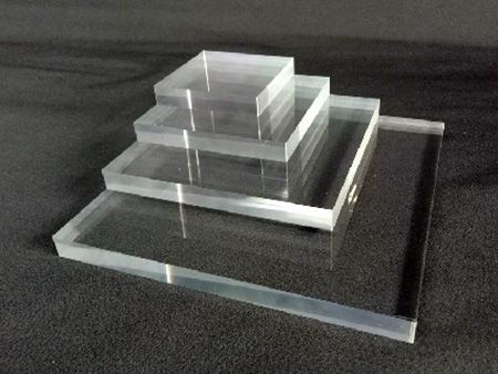 Order custom cut-to-size and polished clear acrylic sheets