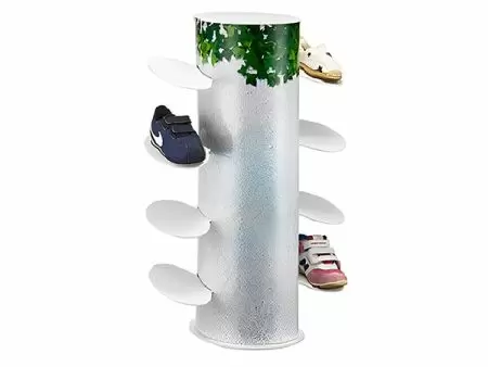 काउंटरटॉप एक्रिलिक फुटवियर प्रदर्शन स्टैंड