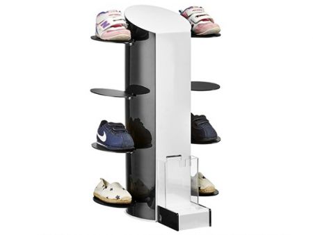 Countertop acrylic shoe display stand