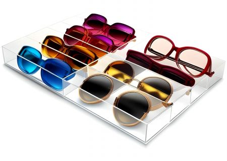 Acrylic Sunglass Holder Display Tray