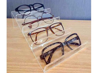 Akryylinen silmälasien / lasien näyttö / vitriini
