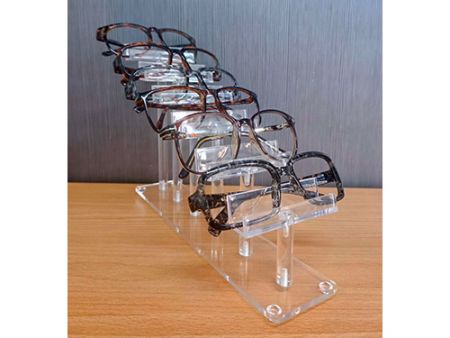 Support d'affichage de monture de lunettes en acrylique à 6 niveaux