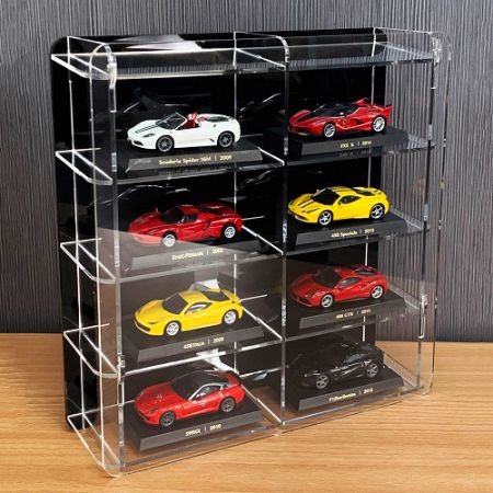 Acrylic Display Case for Figures - Acrylic multi-frame car model display box