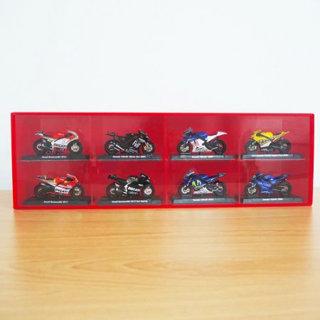 Acrylic automobile and motorcycle model display box