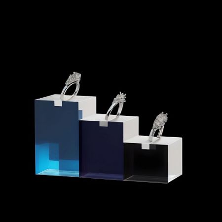 एक्रिलिक ज्वेलरी रिंग डिस्प्ले स्टैंड