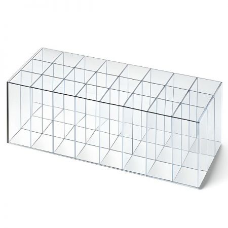 Acrylic multi-grid lipstick box