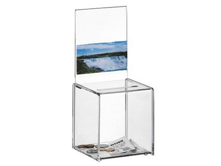 Akrylová volební schránka, akrylový sběrný box