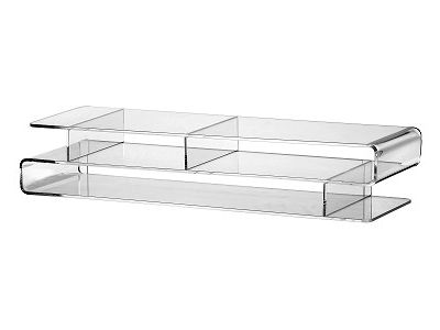 Acryl 3-stufiger Monitor-Display-Ständer für den Schreibtisch