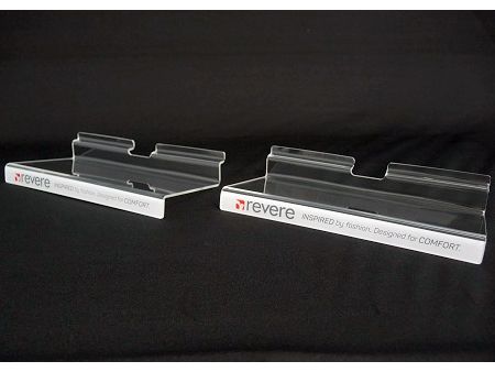 Acryl slatwall planken met logo