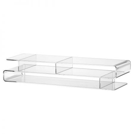 Acrylic S-shaped screen stand