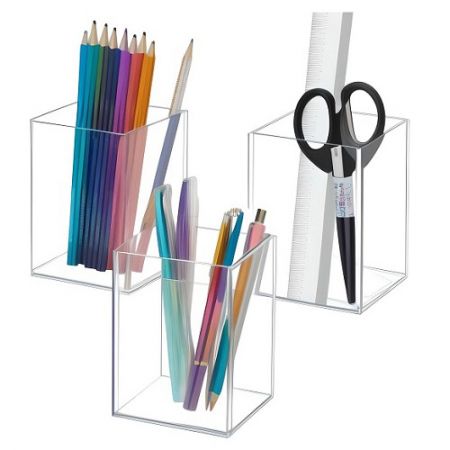 Acrylic pen holder