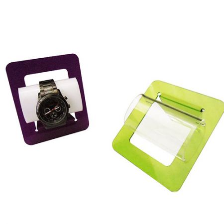 Acryl gekleurde horloge standaard