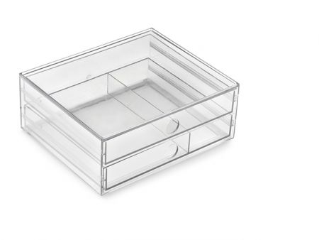 Customized acrylic horizontal storage box