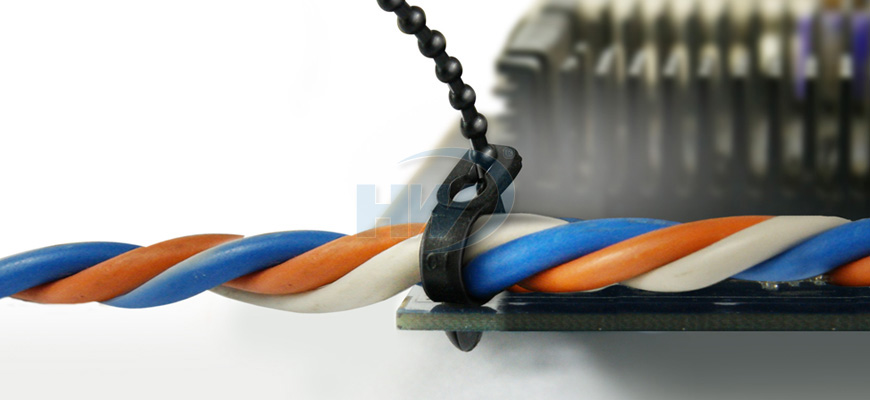 روابط الكابلات المزينة بالخرز