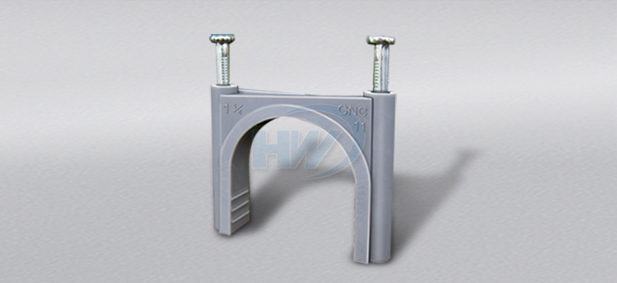 Dual Nail Round Cable Clips