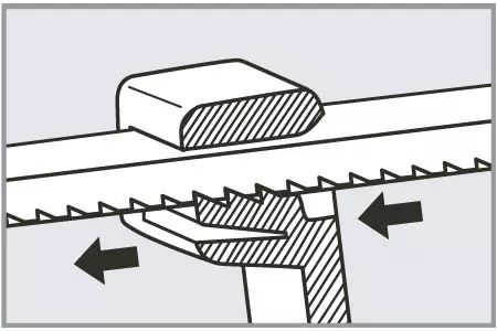 Механизм блокировки кабельных стяжек