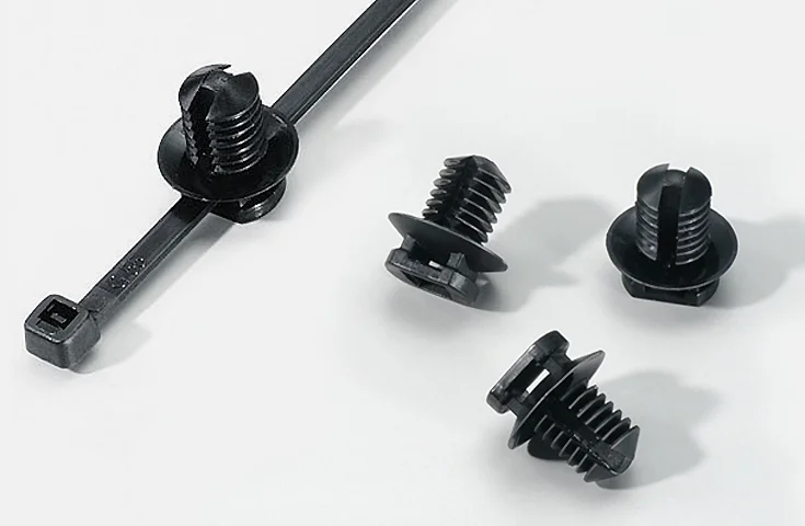 插鞘式螺纹束带固定座