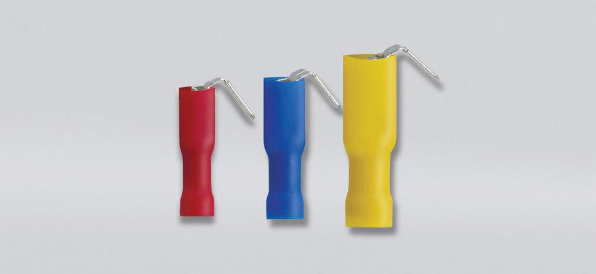 PVC全绝缘平揷式公、母端连接器