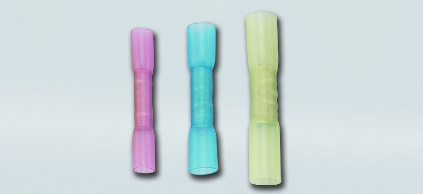 Термоусаживаемые соединители с прямым сечением