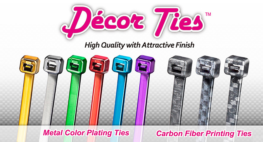 Decor cable ties