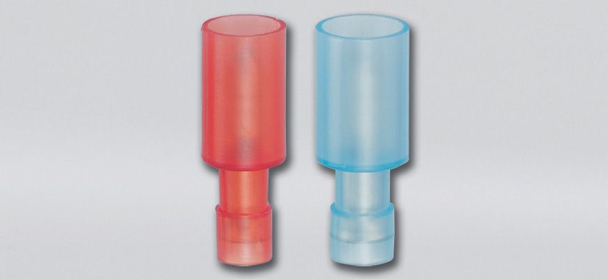 尼龍全絕緣子彈型公端連接器(易進式)