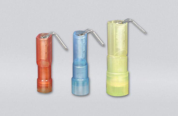 尼龍全絕緣平揷式公、母端連接器(易進式)