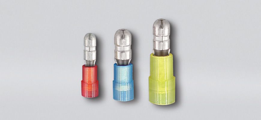 尼龍絕緣子彈型公端連接器(易進式銅管)