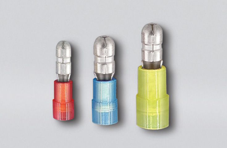 Disconnettori a proiettile isolati in nylon (doppia crimpatura)