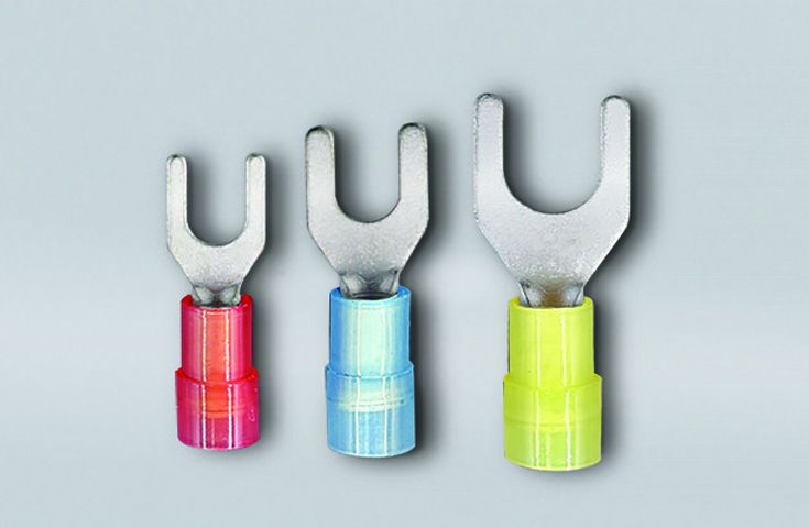 尼龍絕緣Y型端子(易進式銅管)