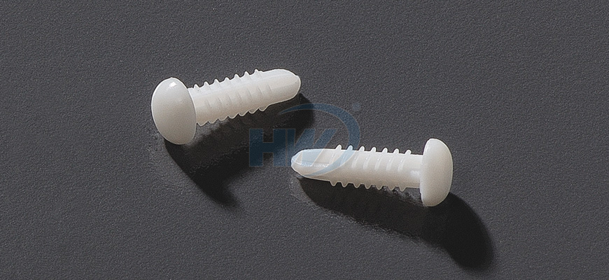 Plastic Rivets, Polyamide, 14.9mm Length, 3.2mm Mounting Hole Dia ...
