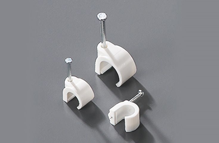 Einzelne Nagel Hakenkabelclips