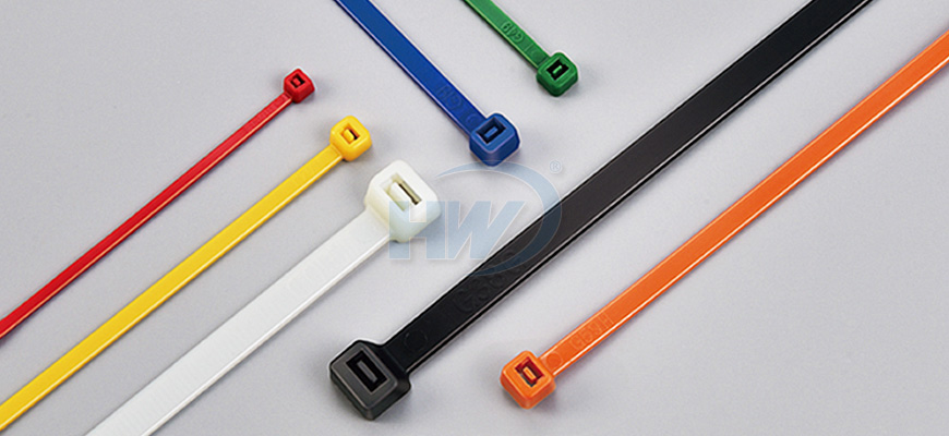 Bridas de plástico de poliamida, Bridas blancas para cables, ancho 4,8 mm  (200x4,8 mm- 200 piezas)