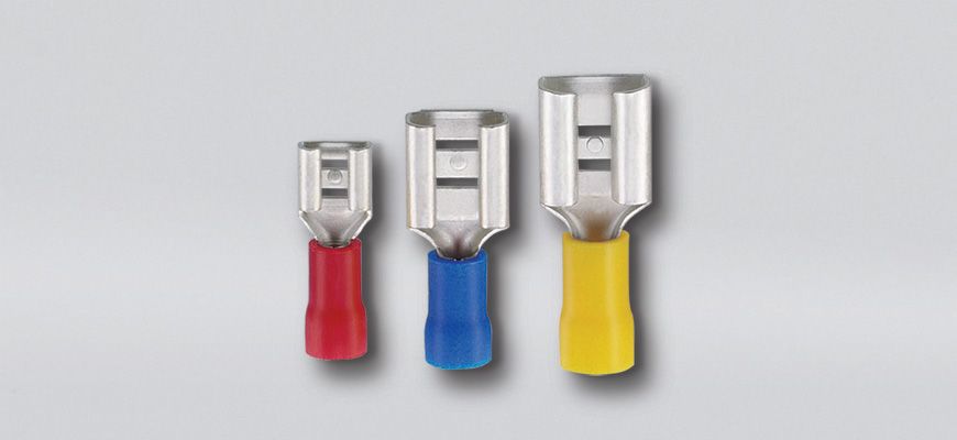 Vinyl-isolierte weibliche Trennverbinder (Doppelcrimp)