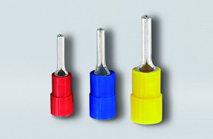 Bornes à broche isolées en vinyle (entrée facile)