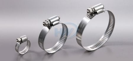 American Type Hose Clamp, Stainless Steel, SAE SIZE 36, Range 1 3/4 to 2 3/4" - American Type Hose clamps