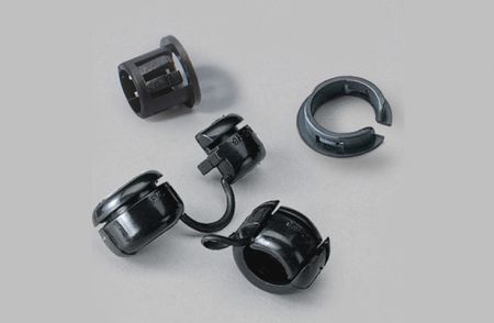 Buchas - Buchas de alívio de tensão, buchas abertas, buchas para cabo de máquina de lavar, grampos de cabo, tampões de furo