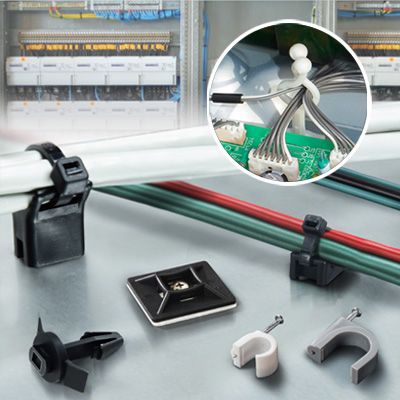 Guía para elegir los adecuados sujetacables y soportes de montaje - Soportes, clips y abrazaderas para sujetacables