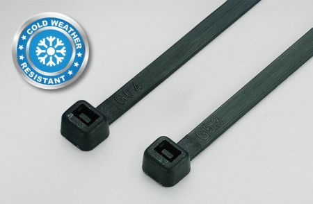 80x2.4mm(3.2x0.09インチ)、ケーブルタイ、PA66、寒冷地対応